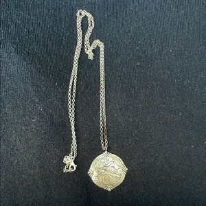 Silpada Etched Sterling Silver Noble Necklace